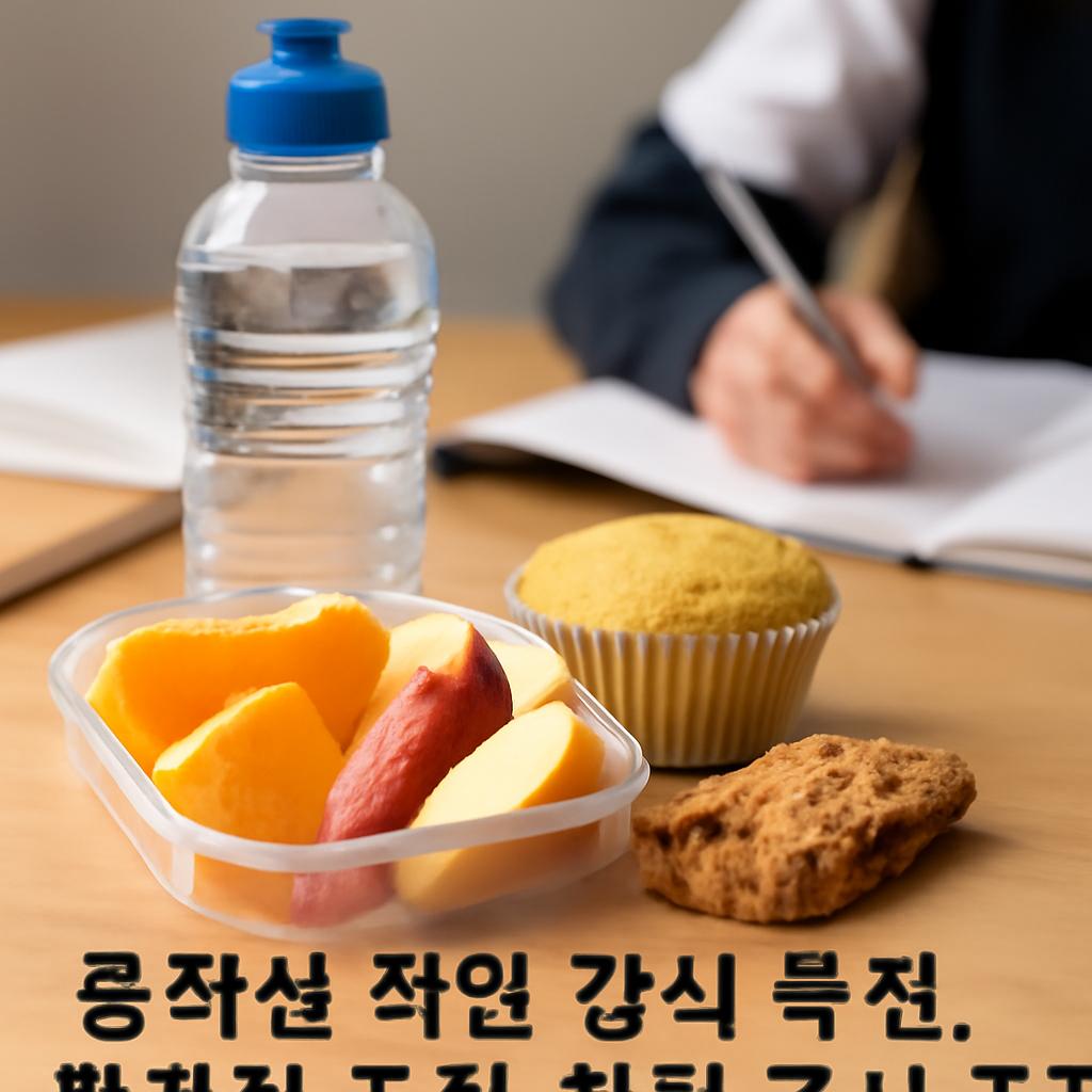 중학생 학원 간식