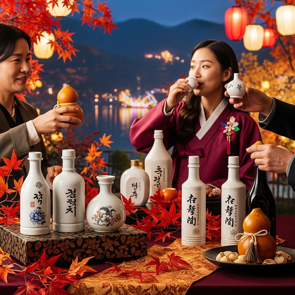 2025 경북 전통주 축제, 대구 수성못에서 다양한 전통주를 즐기는 방문객들의 활기찬 모습