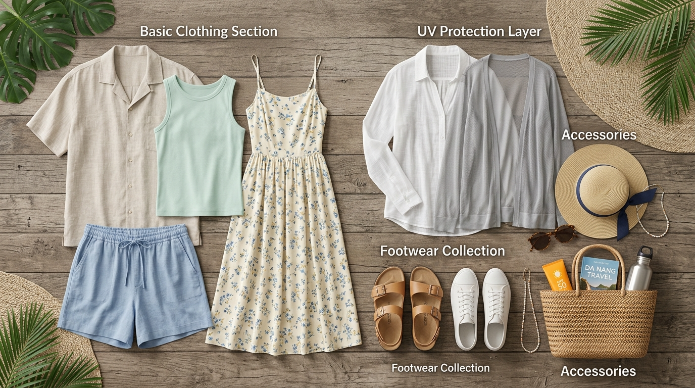 다낭 5월 여행 준비물 날씨 우기 건기 옷차림 가이드 리스트