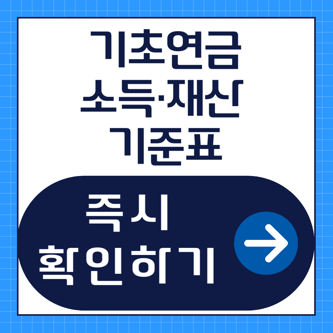기초연금 소득·재산 기준표 총정리