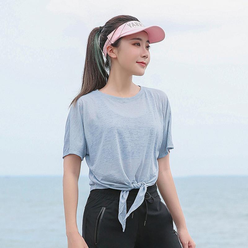 여성 필라테스복상의 반팔요가복 요가상의 여자요가복 빅사이즈