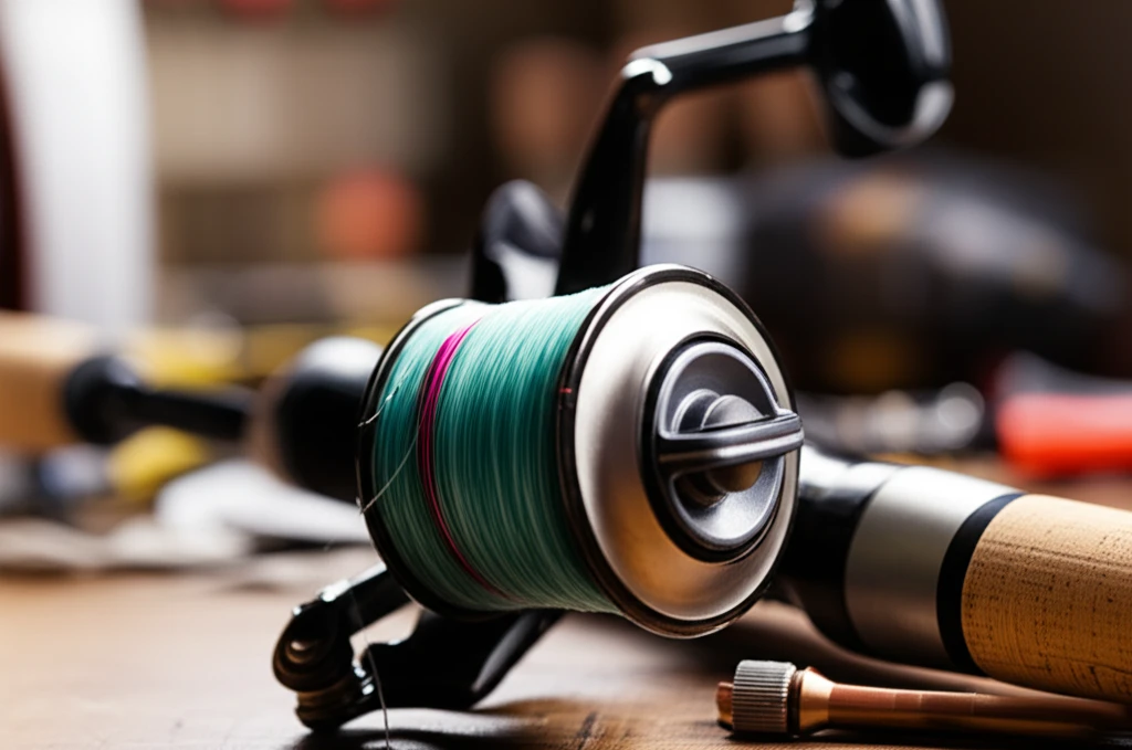 낚시 입문자를 위한 낚시대 낚시줄 완