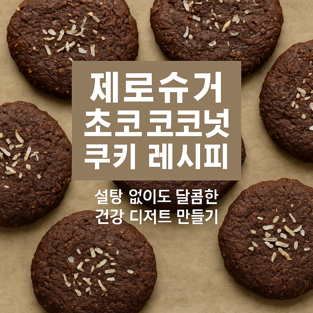 초코 코코넛 쿠키