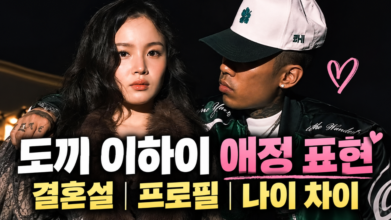 도끼 이하이 애정 표현|결혼설·프로필·나이 차이