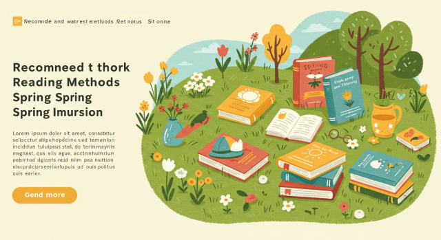 봄철 몰입력을 고려한 추천 독서법