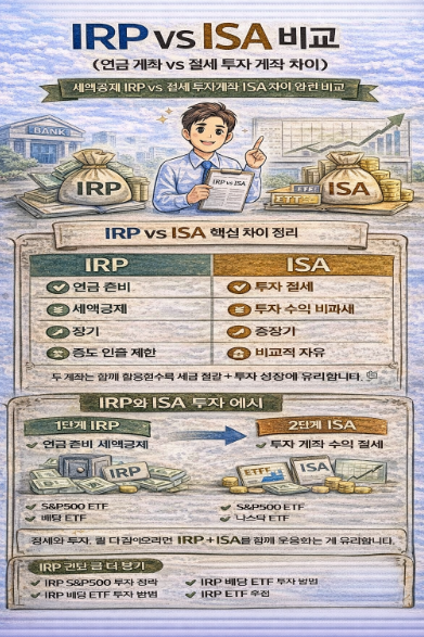 IRP vs ISA 비교 인포그라피