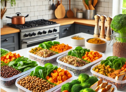 건강한 야채 식단, 다이어트 식단 이미지