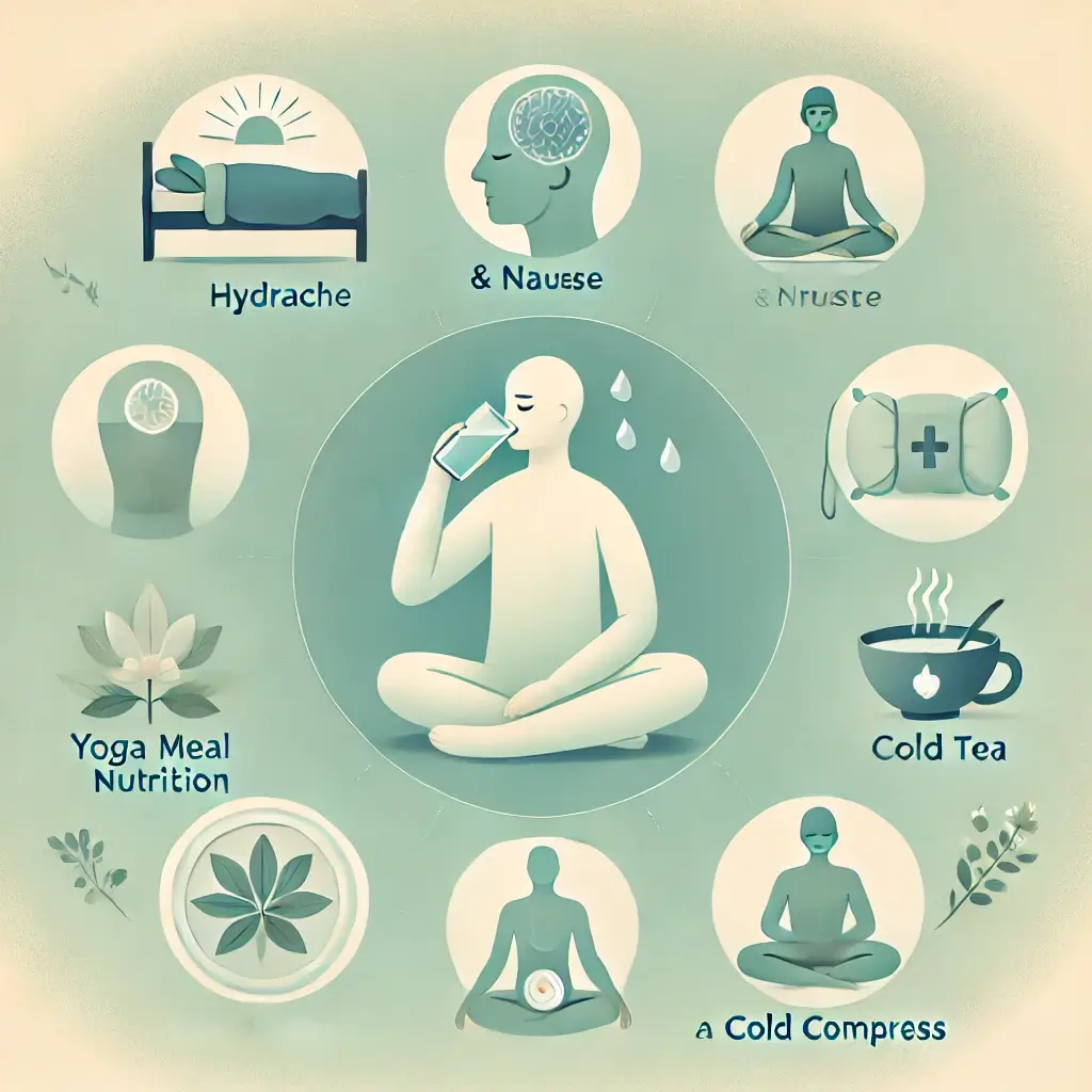 두통 속 울렁거림 해결 방법
