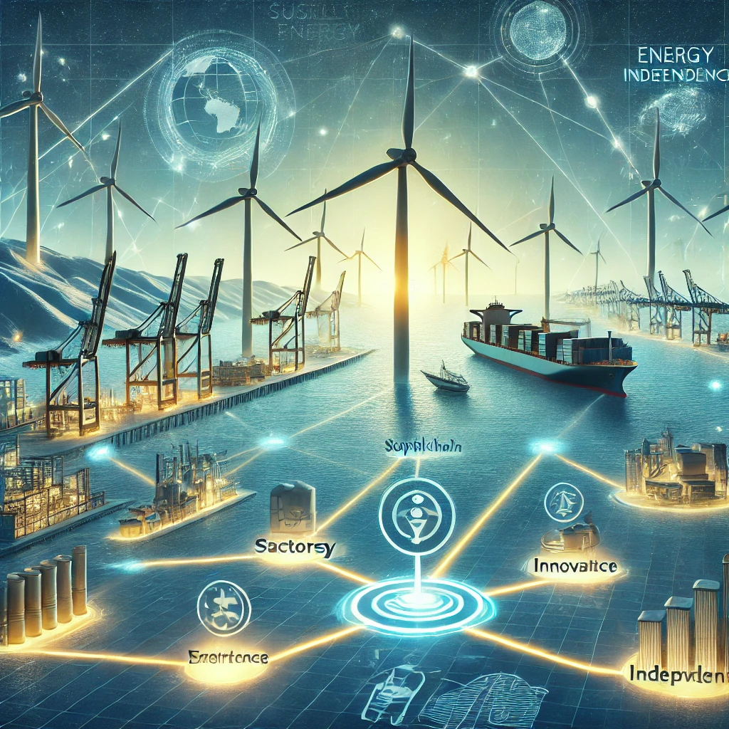 미국 해상 풍력 에너지 공급망의 종합 로드맵