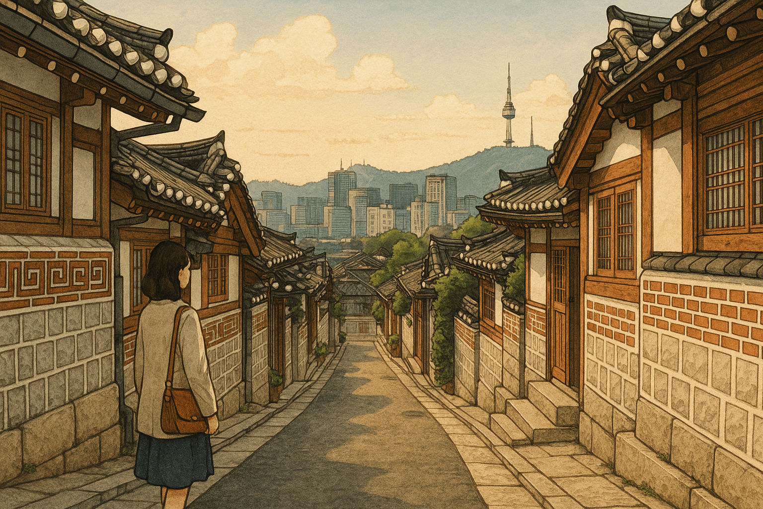 서울 복촌 한옥마을 산책코스