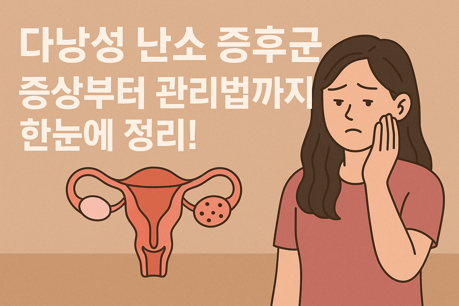 다낭성 난소 증후군, 증상부터 관리법까지 한눈에 정리!