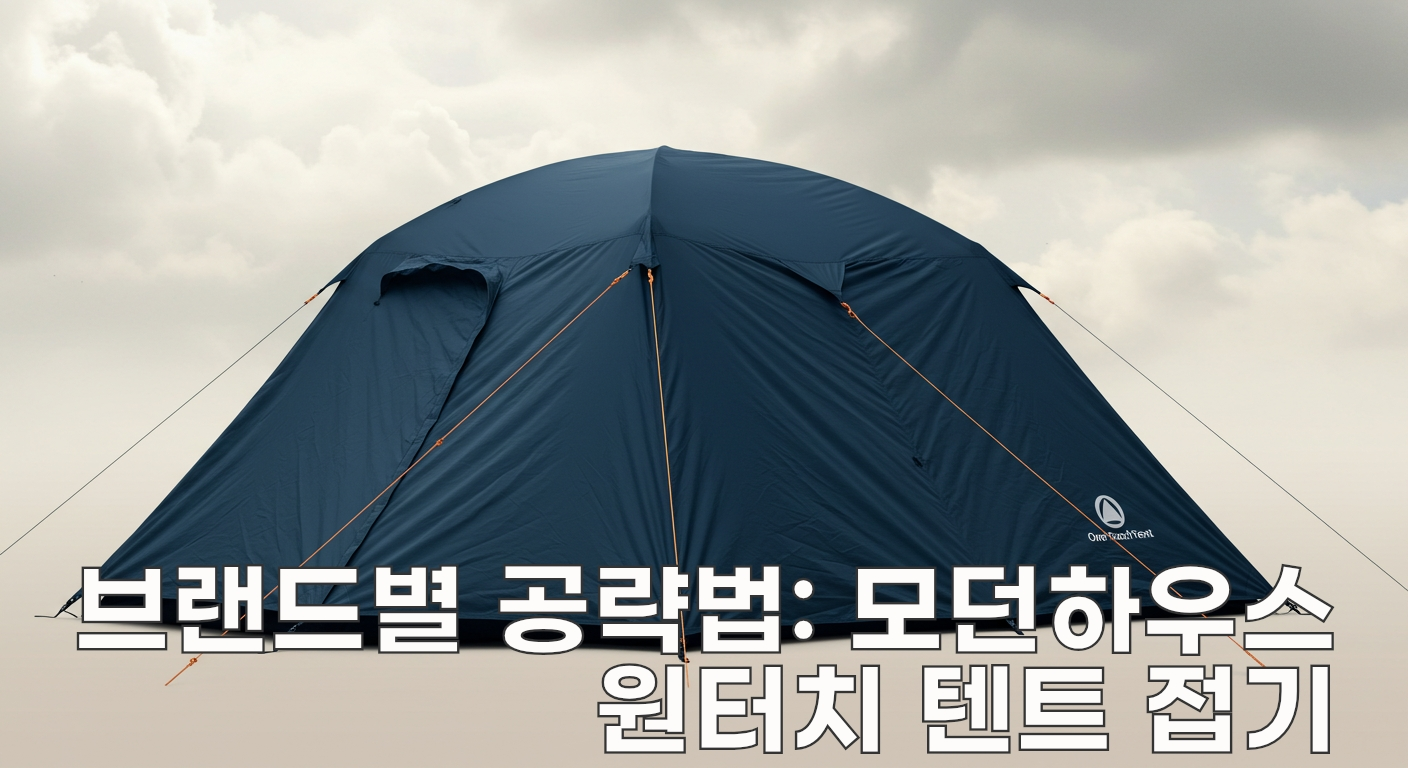 원터치 텐트 접는 법, 3분 만에 마스터하기! - 브랜드별 공략법: 모던하우스 원터치 텐트 접기 원터치 텐트 접는 법, 3분 만에 마스터하기! - 브랜드별 공략법: 모던하우스 원터치 텐트 접기
