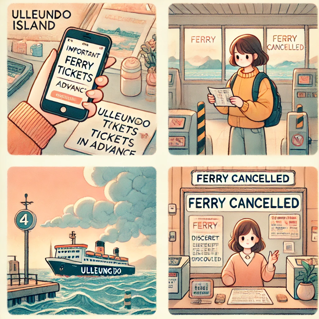 울릉도 배편시간표,요금,예약 크루즈여행 관련 사진