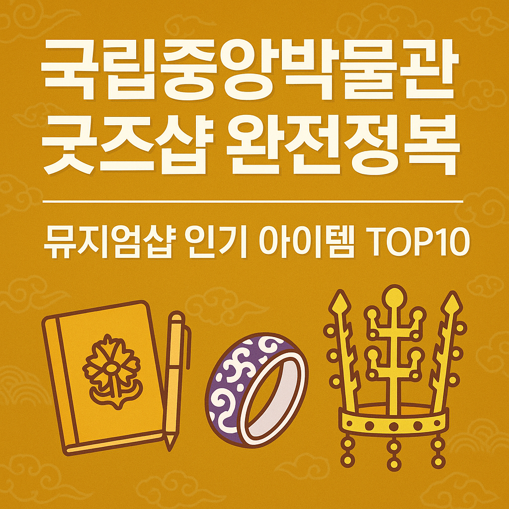 국립중앙박물관 굿즈샵 완전정복|뮤지엄샵