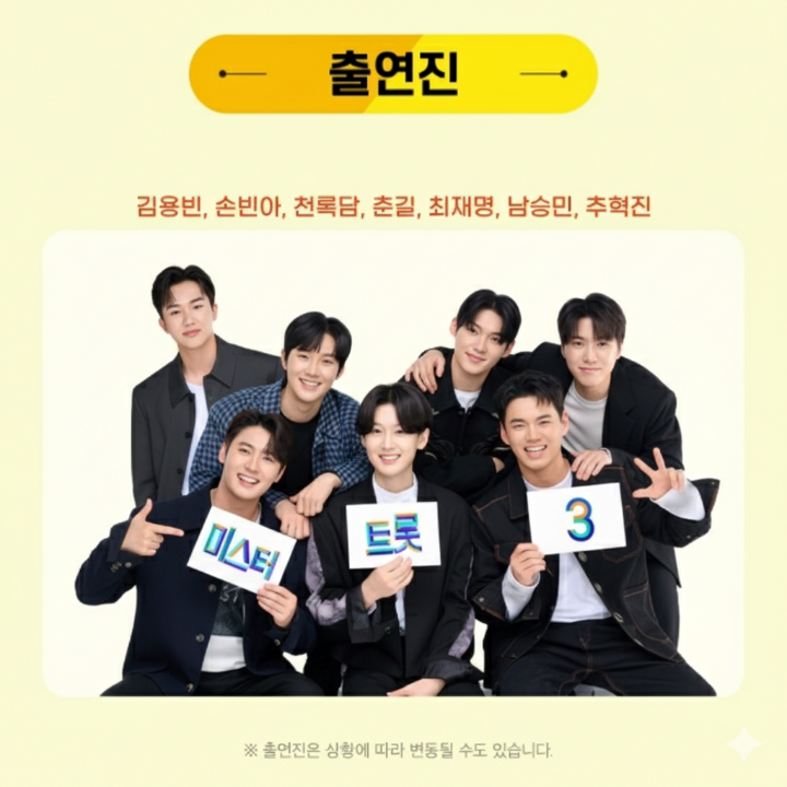미스트롯3 TOP7 단체 포스터