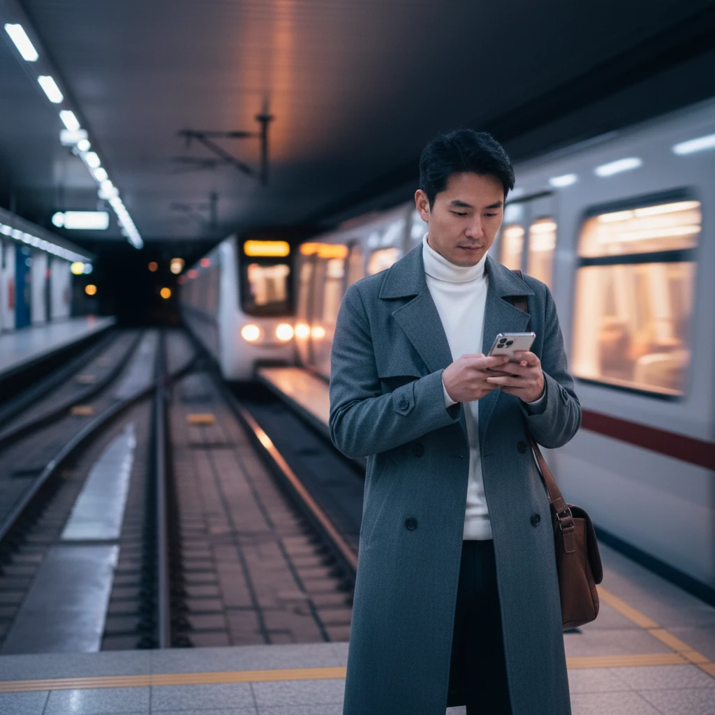 석남역 7호선 장암 온수 방면 막차 ..