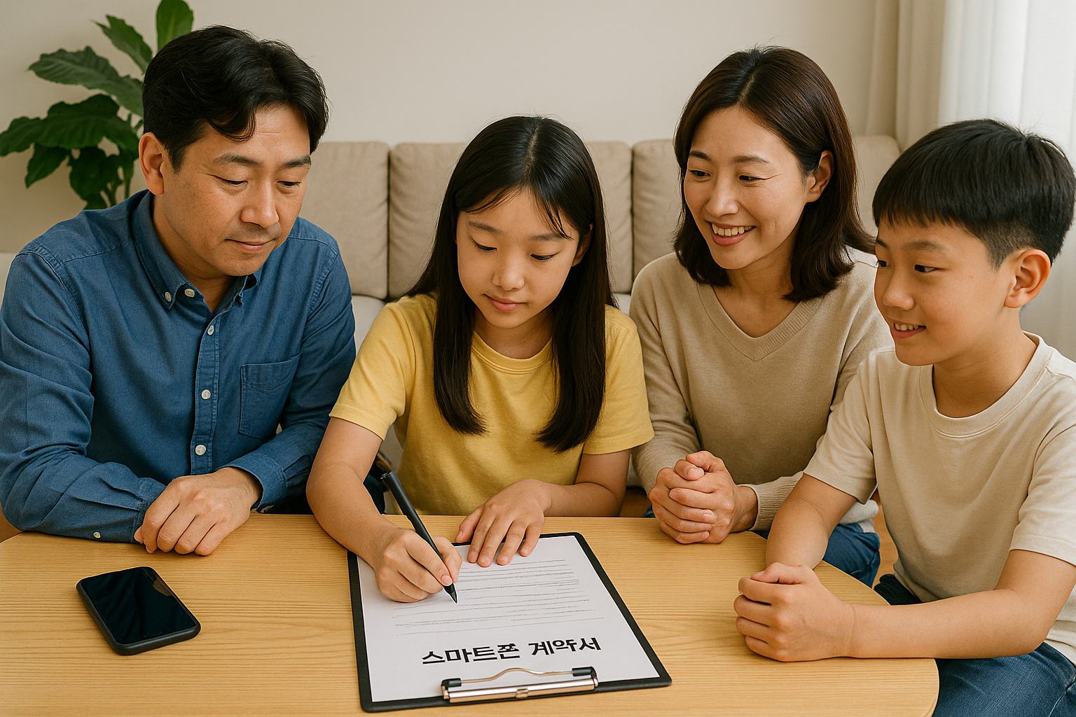 자녀 스마트 폰 사용 관리