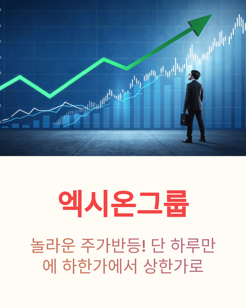 엑시온그룹 상한가, 주가 변동성 분석