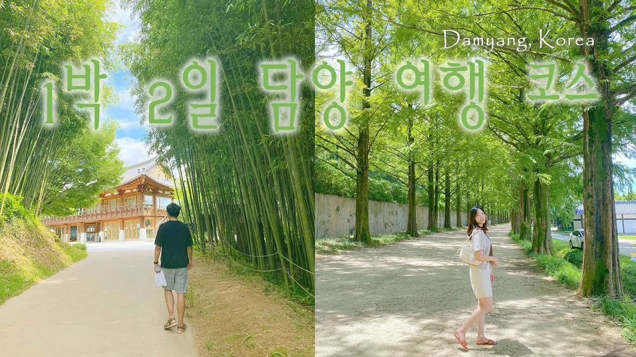 담양 여행코스 추천 죽녹원 포함 여름 힐링 코스 안내_4