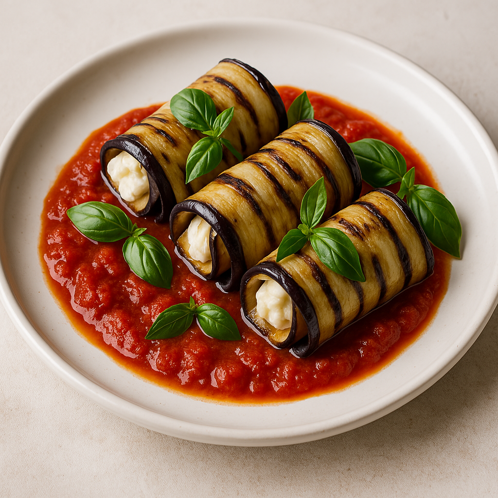 가지 롤 파스타