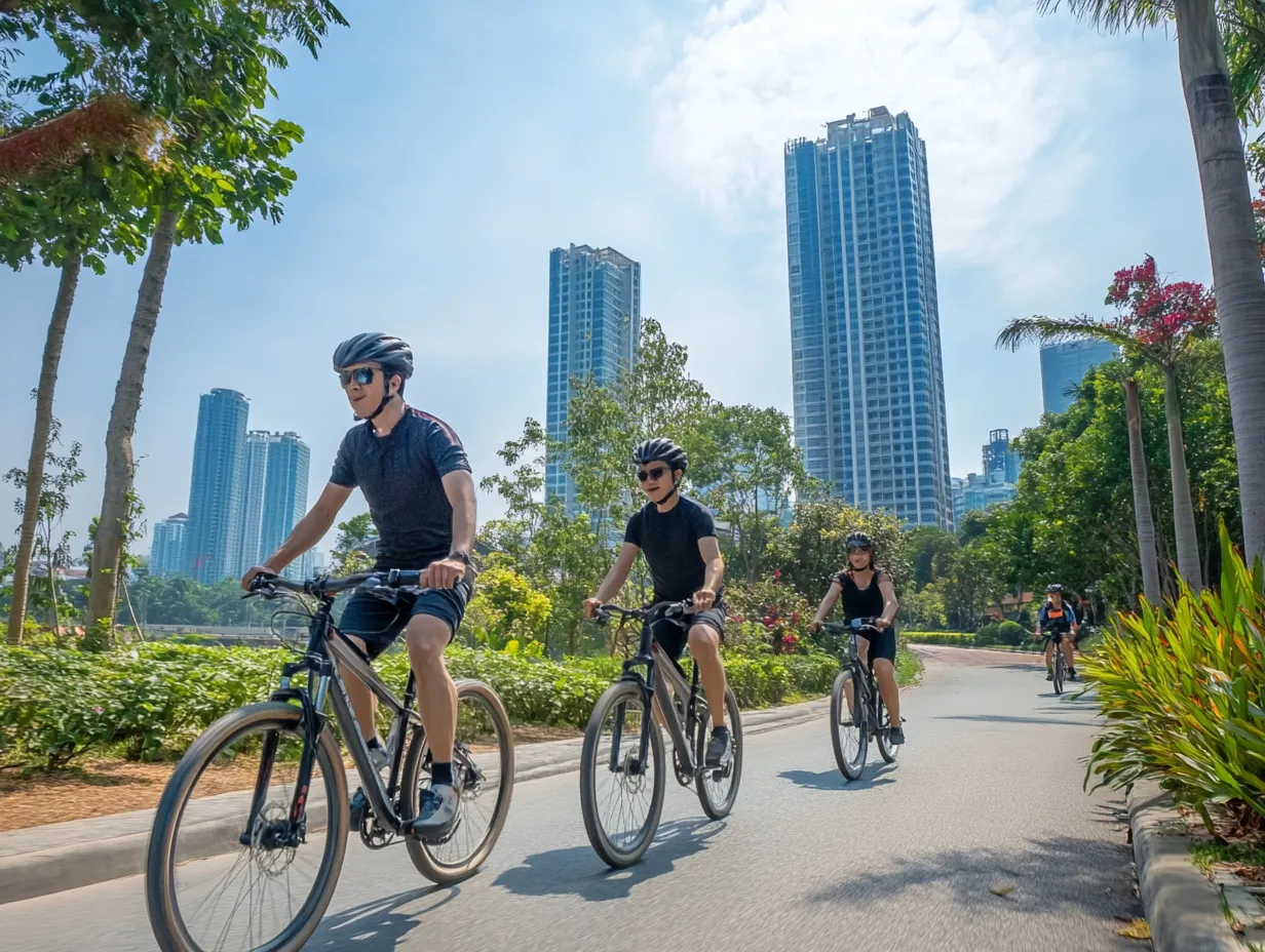 루프파크 (Lumphini Park) 자전거 코스
