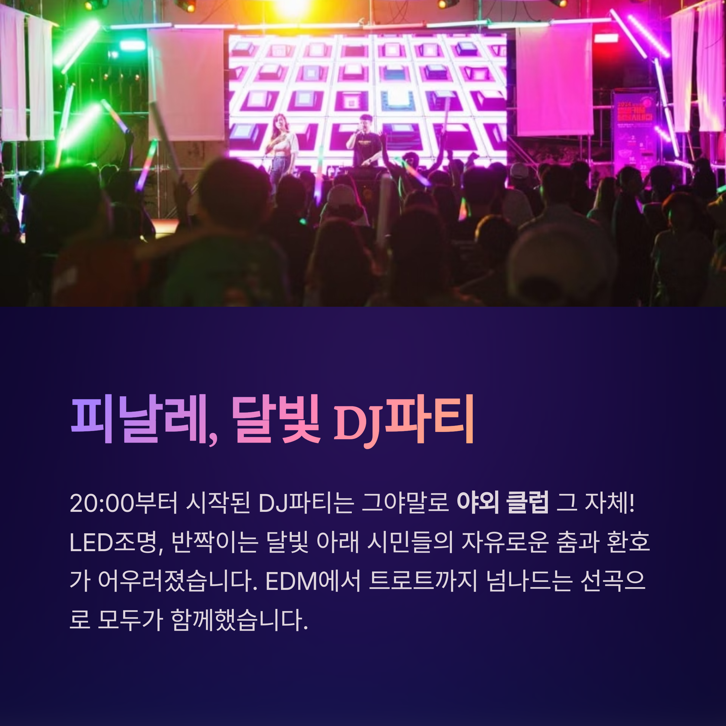 피날레 달빛 DJ파티