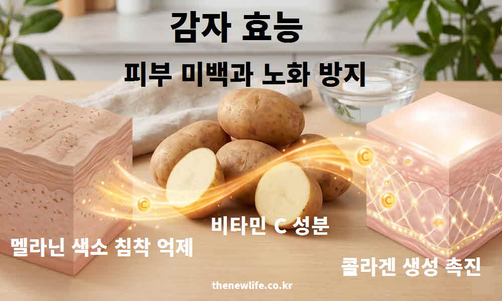 감자 효능 피부 미백 노화 방지