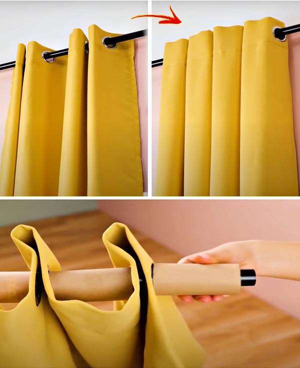 알아두면 편리한 생활의 지혜 커튼 거는법