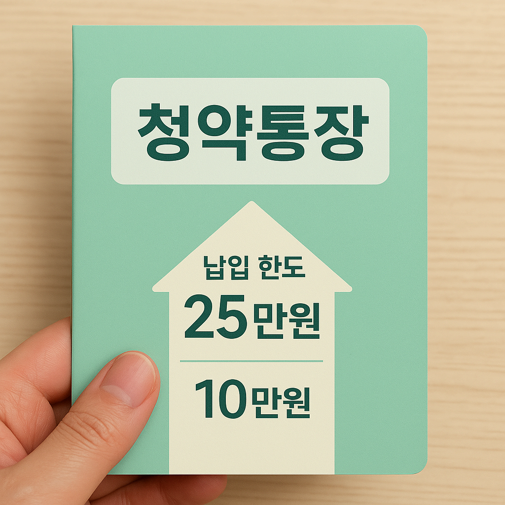 2025년 청약통장 납입 한도 상향! - 효과적인 자금 계획 세우는 법