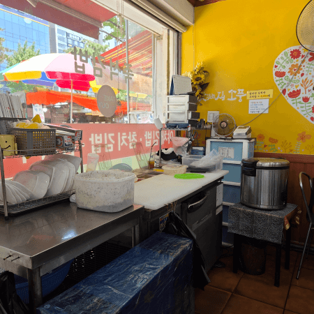 맛있는집소풍 미아본점 분식집 내부