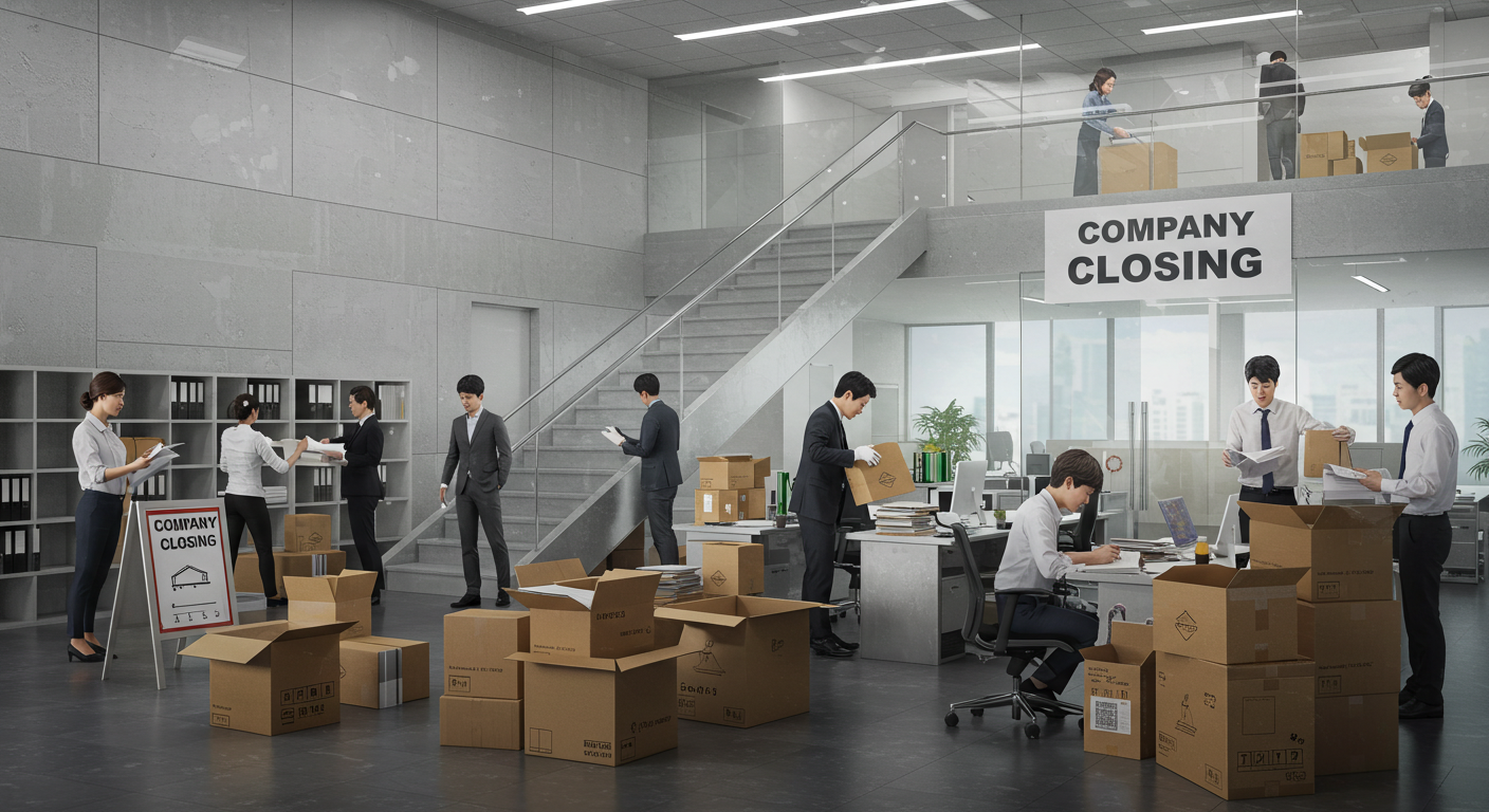 폐업, 해산등기, 주주총회