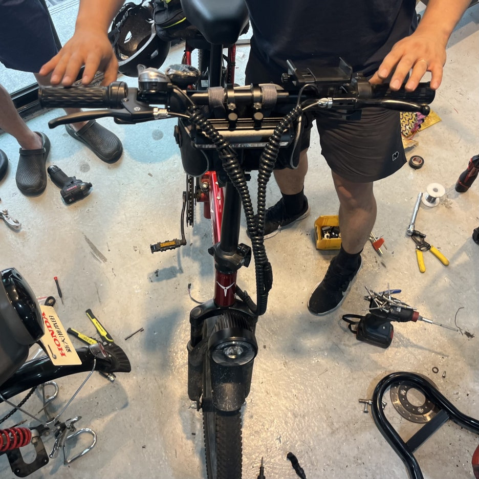 수원 전기자전거 수리 AS: 타이탄700-브레이크 안 잡힘, TITAN 레버 교체, 경기 화성 동탄 오산 용인 광교 안양 안산 군포 분당