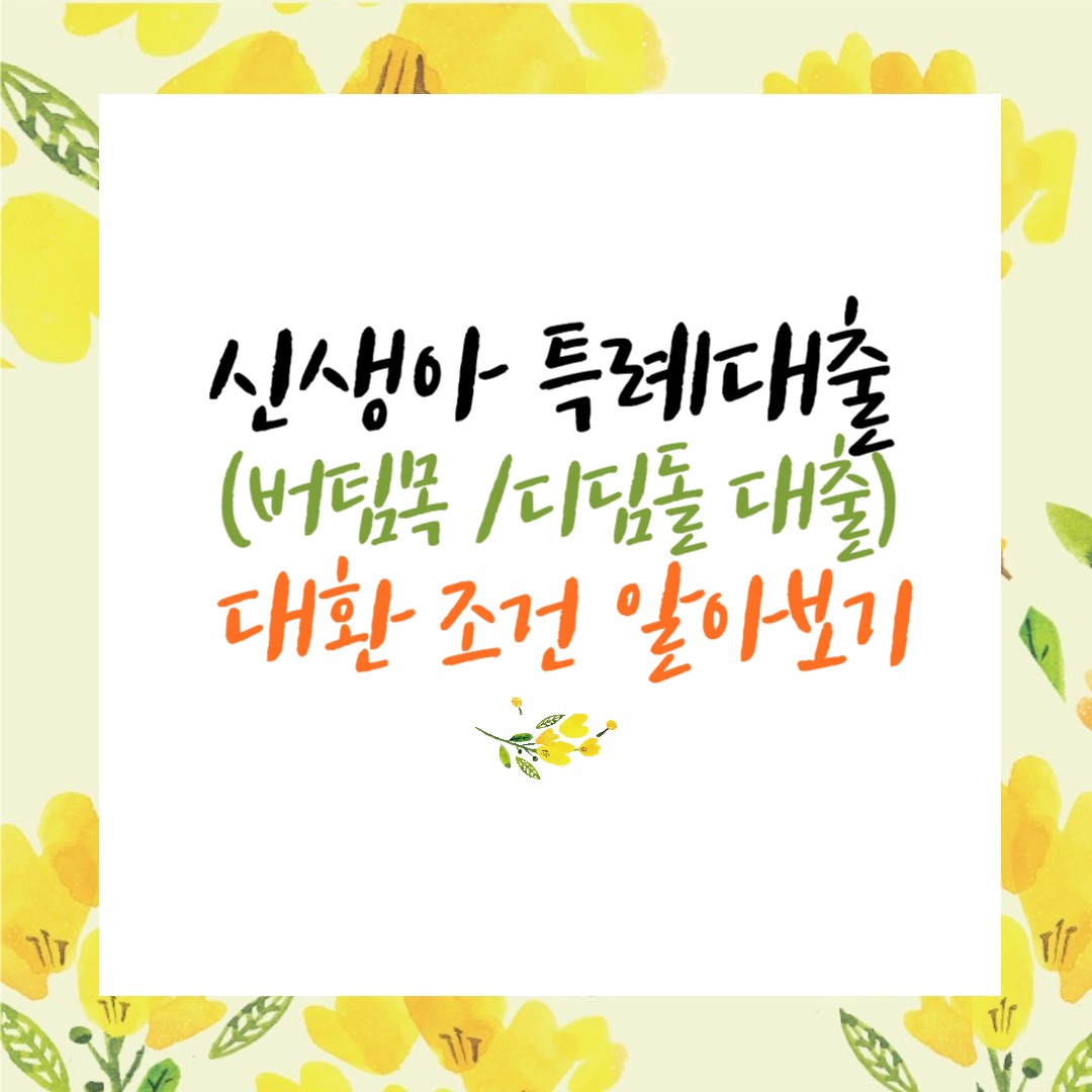 신생아 특례대출