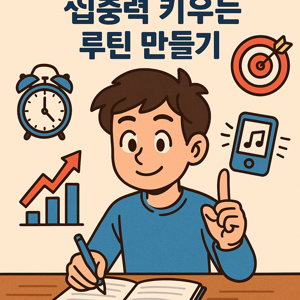 집중력 키우는 루틴 만들기