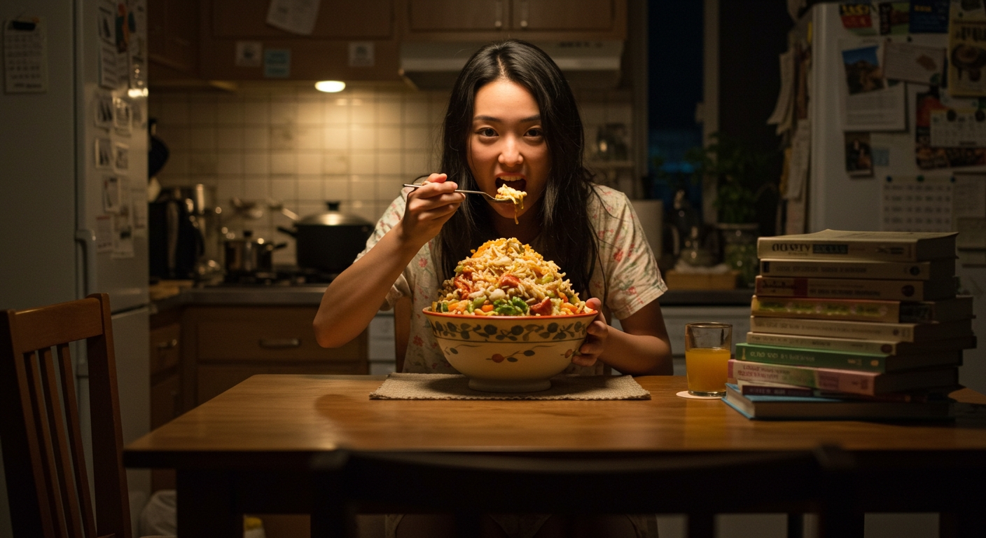 스트레스로 인한 폭식