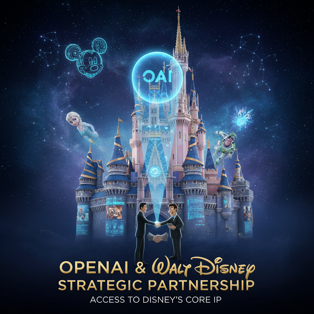 오픈AI 와 디즈니 전략적 파트너십 체결