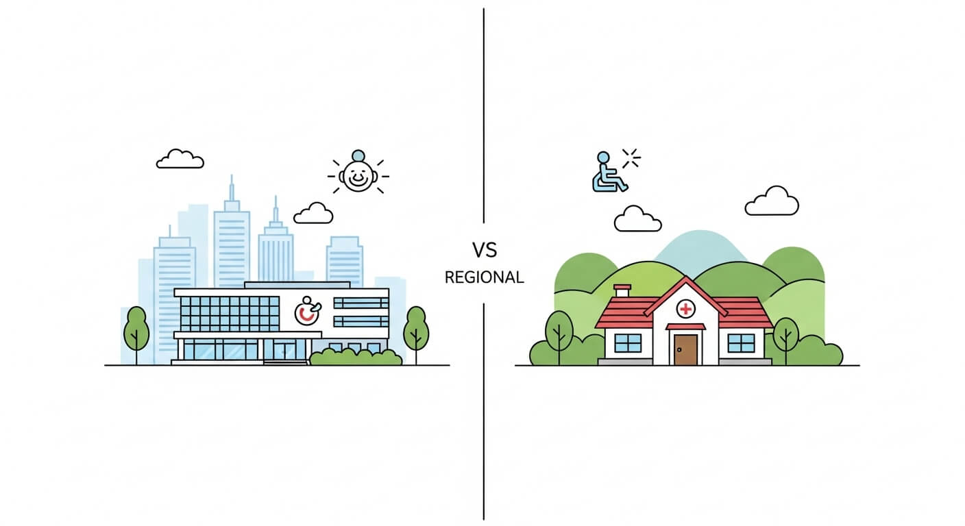서울 vs 지방 요양 차이 (시설, 비용, 서비스)