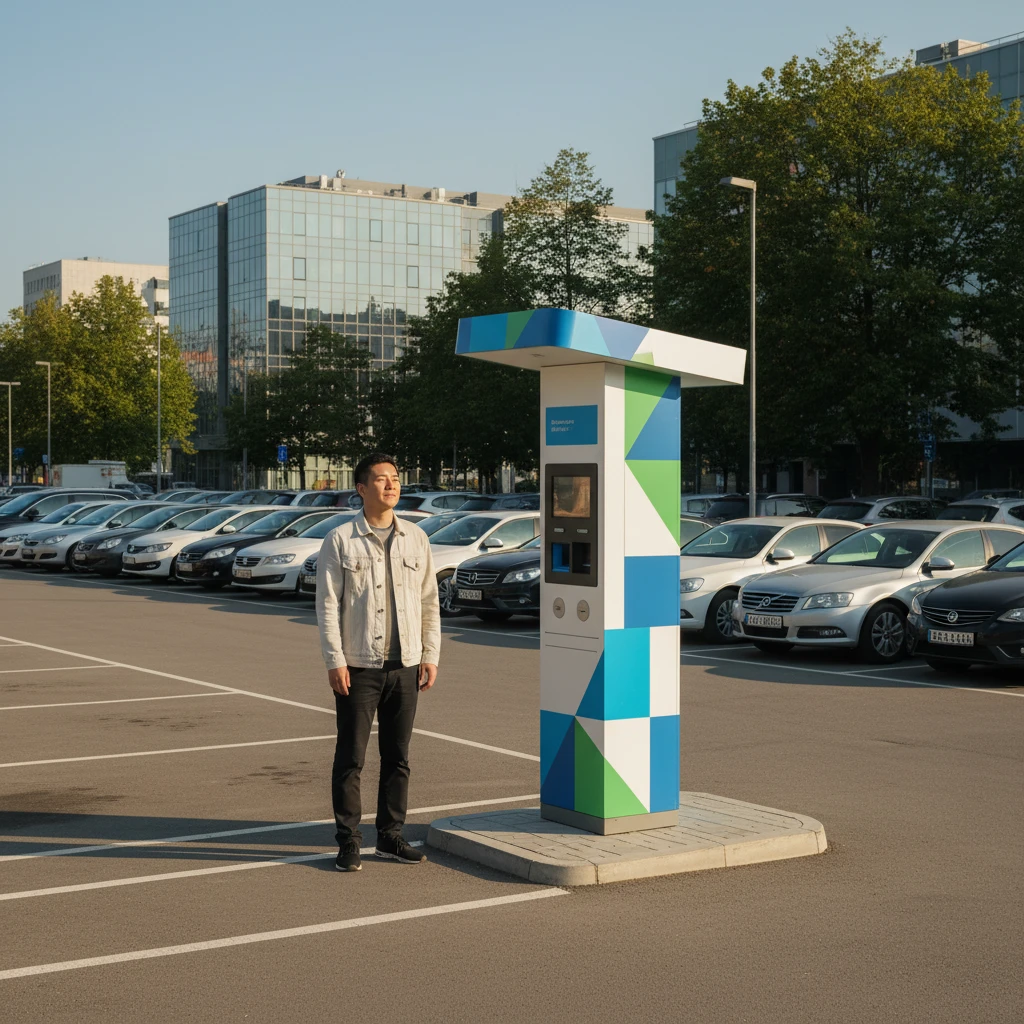수리산 등산로 입구 근처 공영주차장 ..
