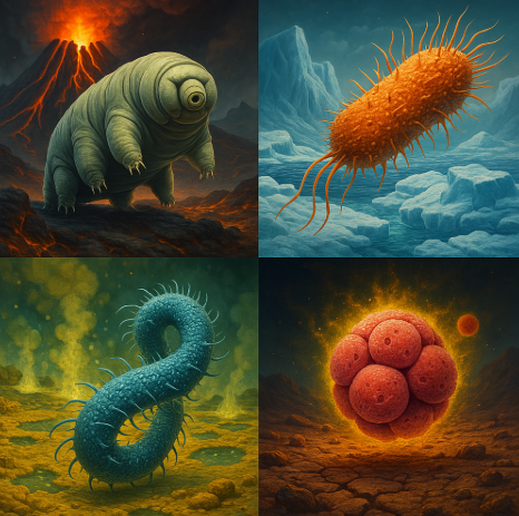 지구 최악의 환경 속 생존자들, 극한생물의 놀라운 생명력