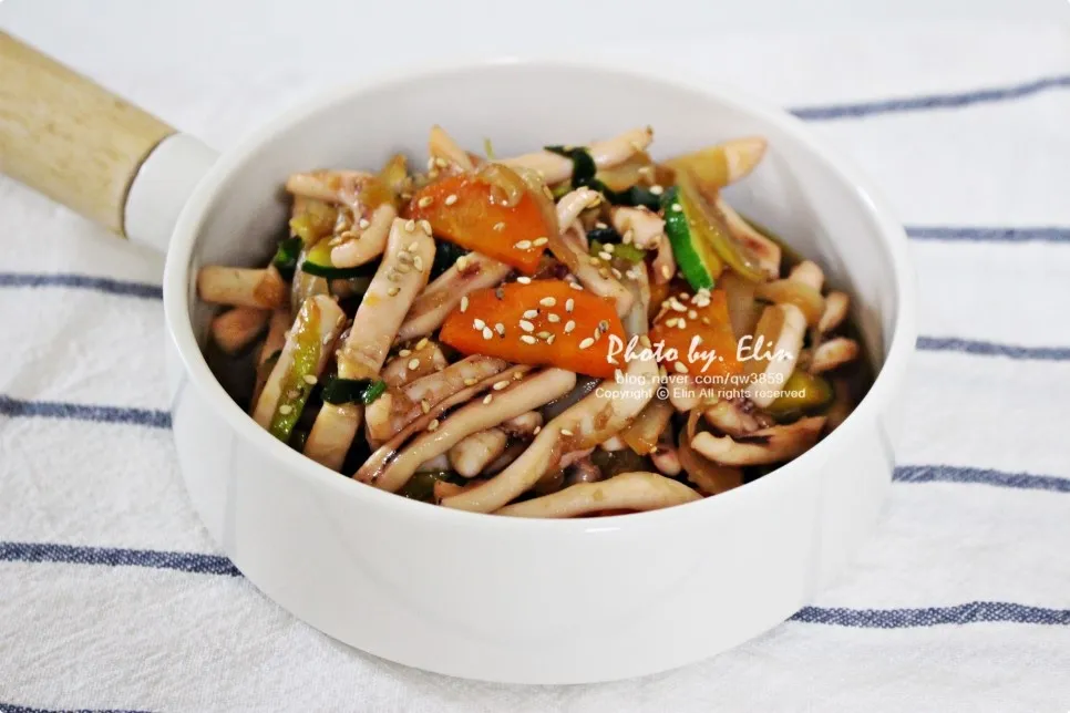 오징어 볶음 맛있게 만드는법과 밥도둑 레시피_9