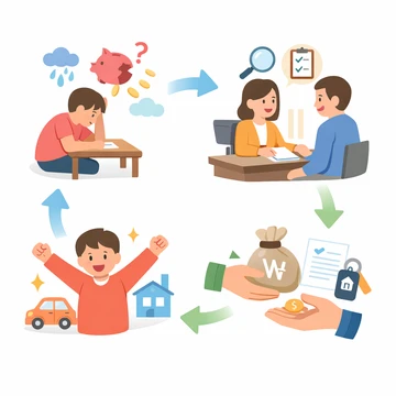 금융 취약계층 지원 제도 구조와 지원 흐름 설명6