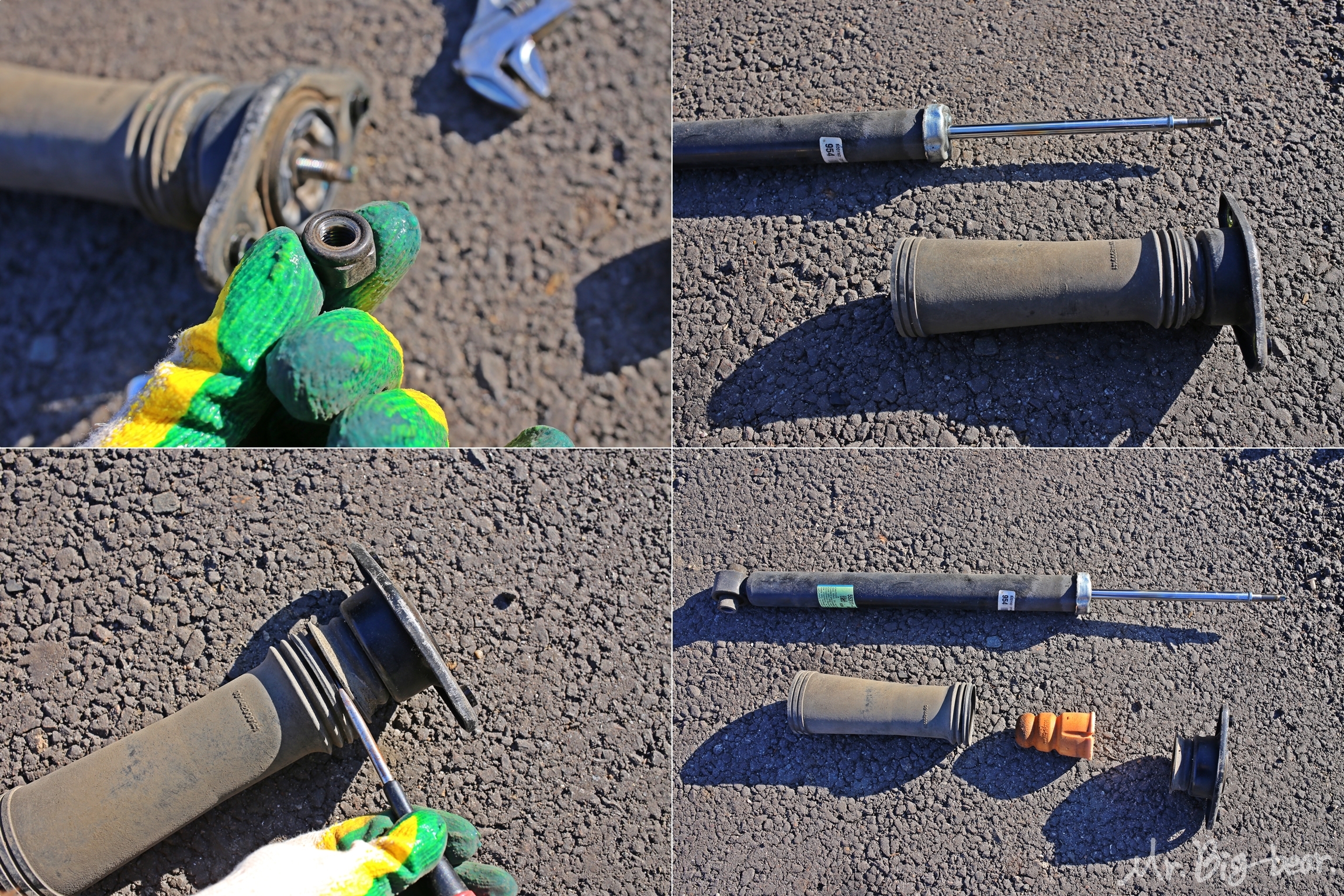 LF 쏘나타 리어 쇽업소버 분해