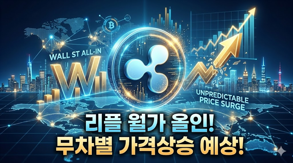 전 세계를 연결하는 디지털 네트워크망의 중심에 있는 리플 로고