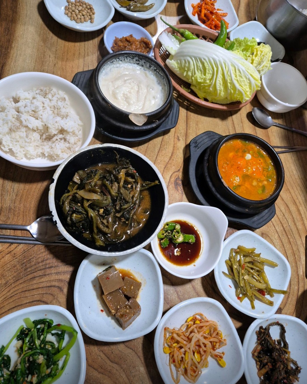 욕쟁이 할머니집 메뉴 이미지