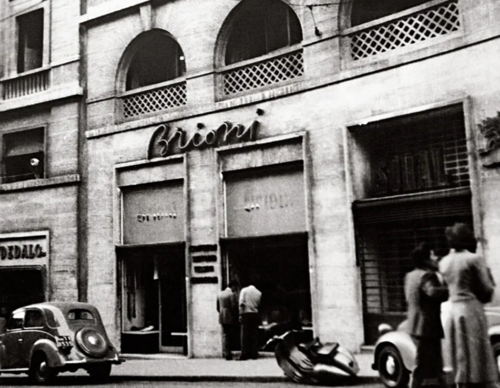 브리오니의 이탈리아 로마 첫매장