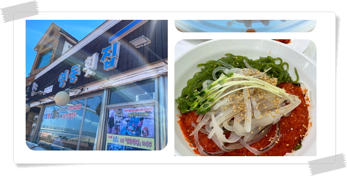 전현무계획2 강릉 짬뽕물회 자연산모둠회 후기