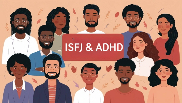 ISFJ 성격과 성인 ADHD에 관한 그림