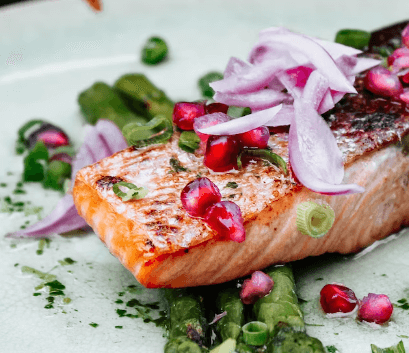 피부 탄력에 좋은 음식 - 연어