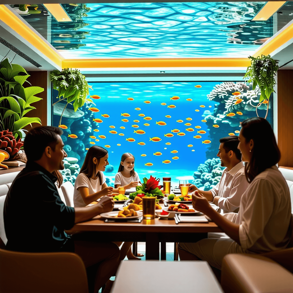 해저 레스토랑 식사 - 세상에서 가장 특별한 다이닝 경험
