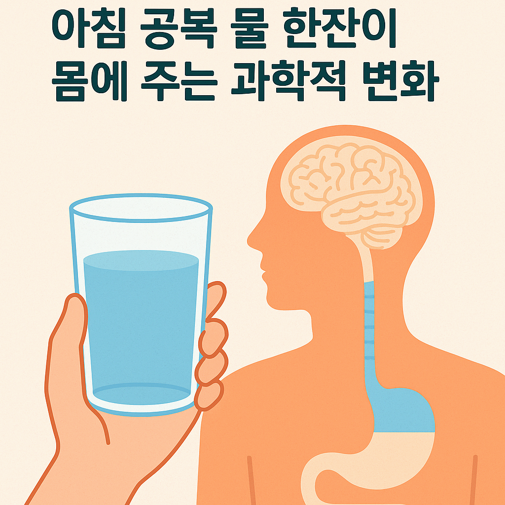 아침 공복 물 한잔이 몸에 주는 과학적 변화